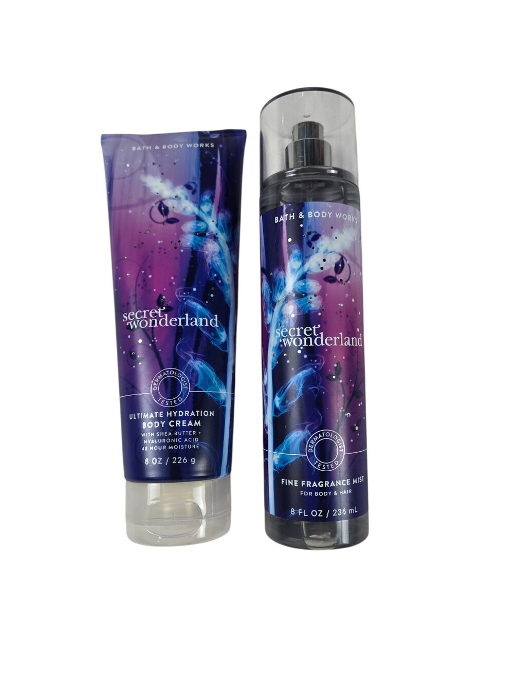 Bath & Body Works Secret Wonderland Hydrating Body Cream & Fine Fragrance Mist